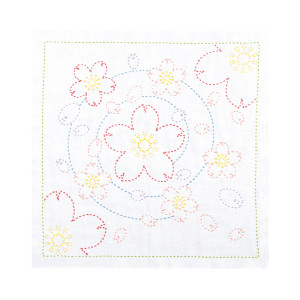 Sashiko Sampler Kit - Cherry Blossoms in Riverside SK-483