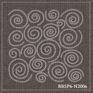 Nautilus - pre-stencilled fabric for sashiko - BBSP6-N2006