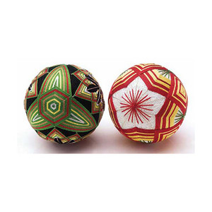 2 Temari Balls with English Instructions TM-4