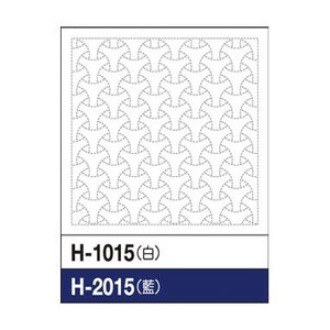 Sashiko Sampler Bishamon Circle SS-H-1015