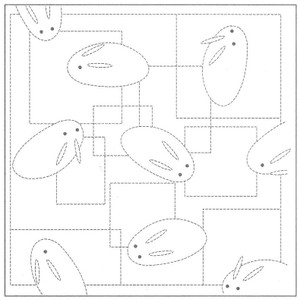 Sashiko Sampler Sashiko Sampler Rabbits SS42/SS43