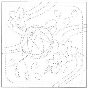 Sashiko Sampler Temari Ball and Blossom SS89/SS389 