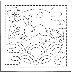 Hana Fukin (Sashiko Sampler) Year of the Rabbit SS90/SS390