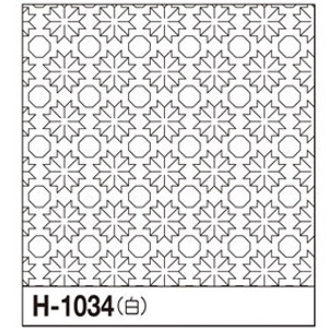 One Stitch Sashiko Sampler Chrysanthemum Blossom H-1034