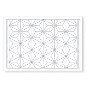 Sashiko Placemat Asanoha (L-1003)