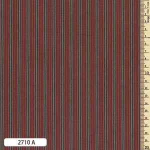 Woven Striped Cotton Thin Rust 2710A