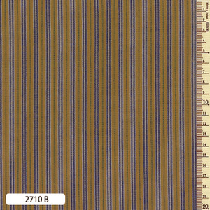 Woven Striped Cotton Thin Mustard 2710B