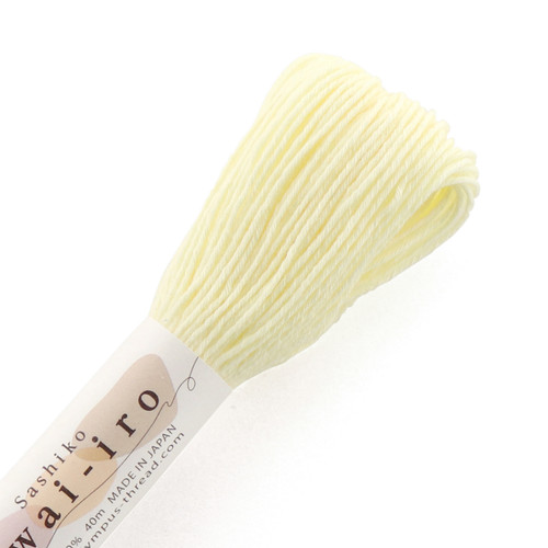 Sashiko Thread- Lemon Chiffon-40mt- ST- A2 Sashiko Thread- Lemon Chiffon-40mt- ST- A2