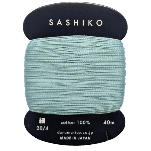 Sashiko Thread Daruma 100% Cotton Thread for Sashiko Stitching, Big Stitch  Quilting, Hand Embroidery SKY BLUE 26 