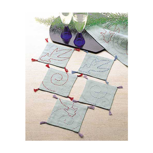 Pinwheel Placemat Sashiko Kit - 4971451192520