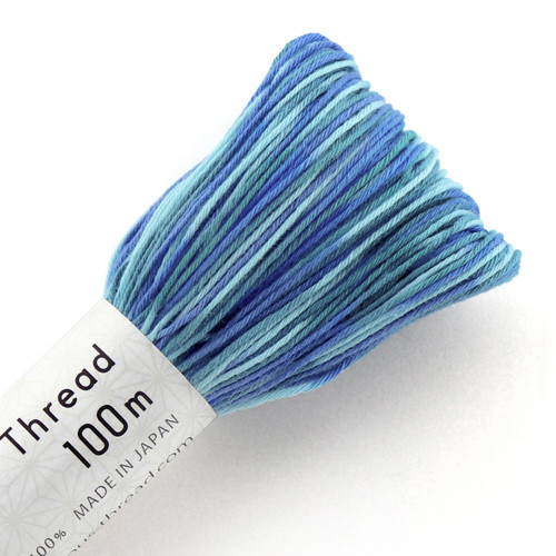 Sashiko Thread 100m Ocean Variegated ST-191