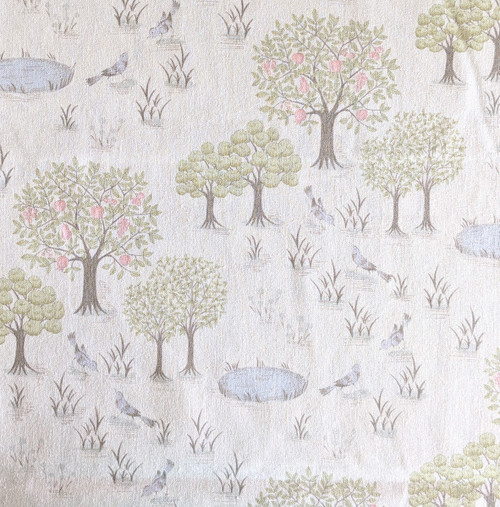 Fruits Tree - Words of Forest fabric designed by Alice Makabe - Cream - ACM-001-C