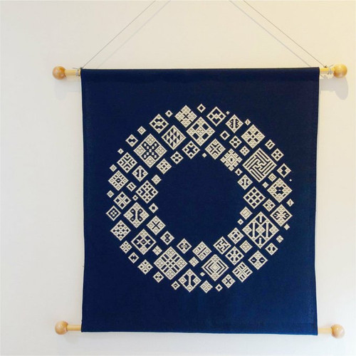 Kogin Wreath Pattern 