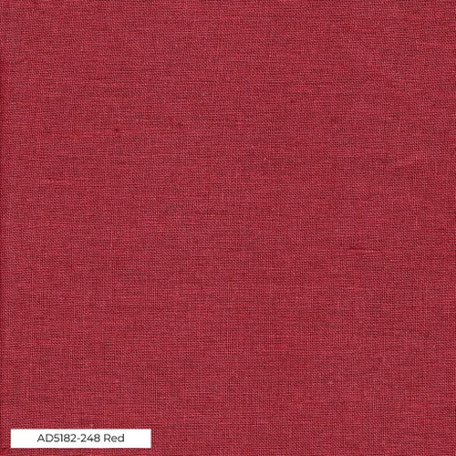 100% Japanese linen in Red.