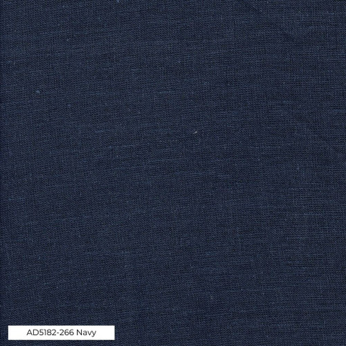 100% Japanese linen in Navy.