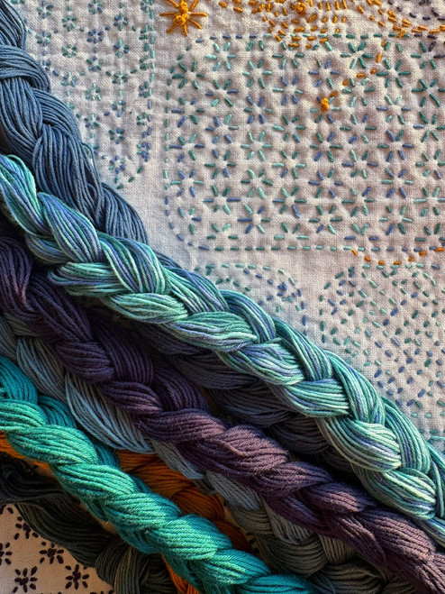 Hana fukin (sashiko sampler) Kakumaru Narabe TG-SC1442