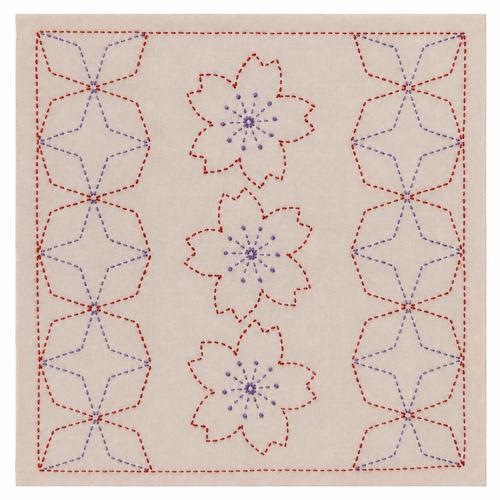 Sashiko Sampler Kit 'Cherry Blossom' SK-243