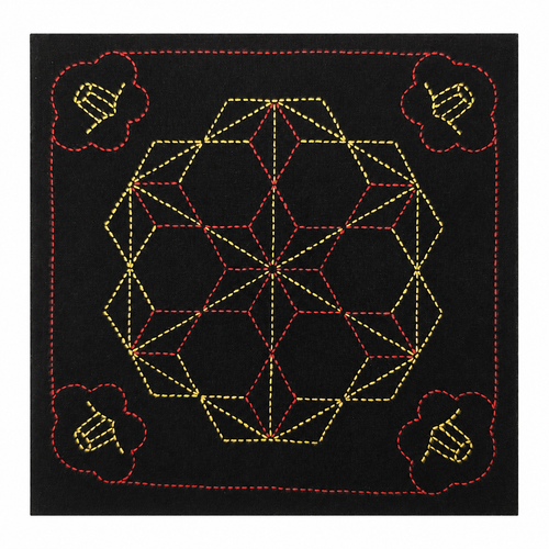 Sashiko Sampler Kit 'Camellia' SK-246