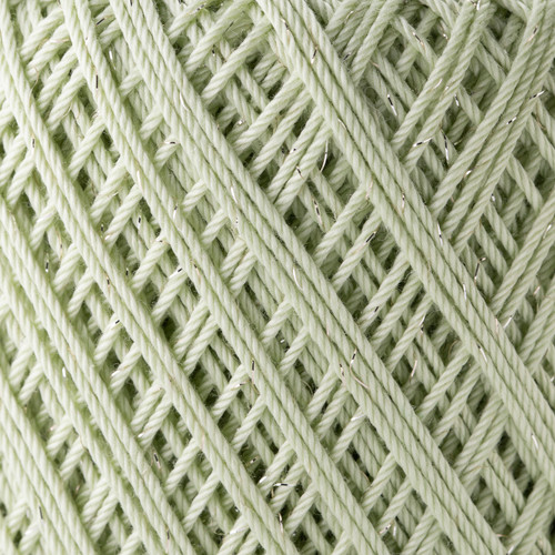 Crochet Thread Bijou Lamé Lime EGB-L250