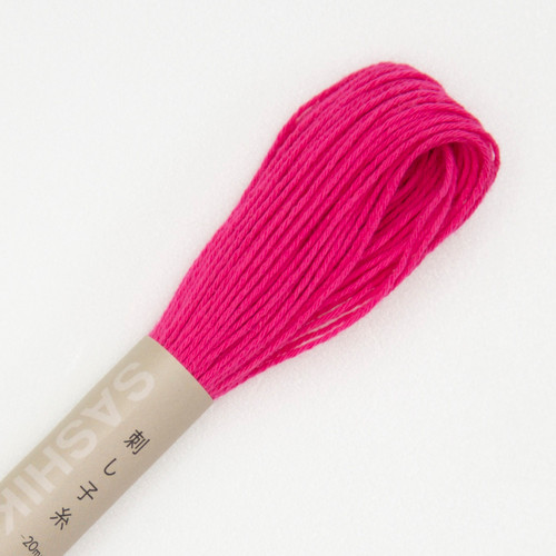 Sashiko Thread 20m Bright Pink ST-21