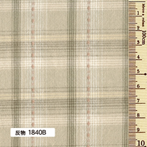 Sakizome Momen Yarn Dyed Fabric Dot Check B 1840B