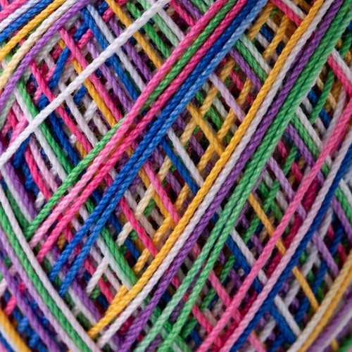 Crochet Thread Gold Label Mixed Multi Bright GL-M2