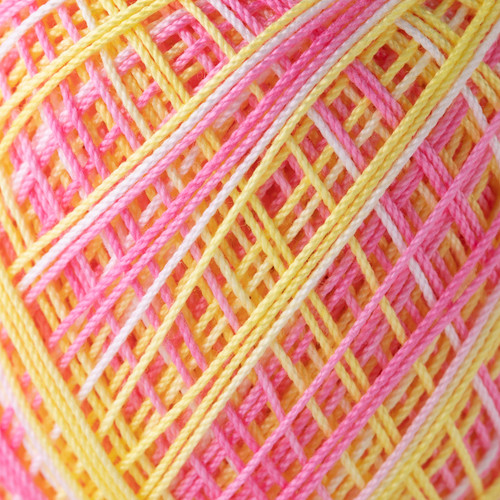 Crochet Thread Gold Label Mixed Yellow/Pink GL-M3