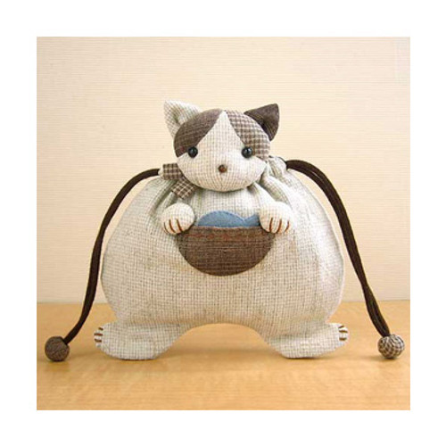 Olympus Patchwork Kit Kitty Drawstring Pouch PA-499