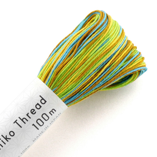 Sashiko Thread 100m Variegated Multi ST-171