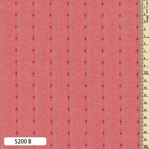 Yarn Dyed - Sakizome Momen Fabric Shizuku B S200B