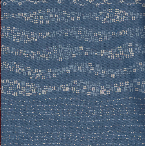 Takumi Printed Cotton Fabric Blue 14N-2C
