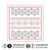 Sashiko Sampler Snowflake White H-1115