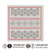 Sashiko Sampler Snowflake Pale Grey H-13115
