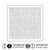 "Block" Sashiko Sampler White H-1116