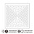 "Hanmarutsunagi" Sashiko Sampler - White - H-1125