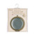 Compact mirror blank for boro, sashiko, or embroidery. 