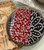 Compact mirror blank for boro, sashiko, or embroidery. 