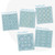 Sashiko coaster kit, light blue SK-427