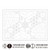 Japanese sashiko Hishi Arare Hana Fukin placemat pre-stencilled on traditional white sarashi cotton featuring a classic diamond pattern.