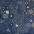 Takumi Printed Cotton Fabric - Navy - 35D-6B