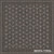 Turtle Shells - Navy, pre-stencilled fabric for sashiko - BBSP6-TS2006