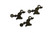 3 Rabbit Metal Zip-Pulls FK-48-AG by Inazuma