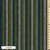 Woven Striped Cotton Thick Multi Bright Blue/Green 2720B 