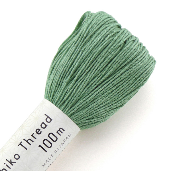 Sashiko Thread 100m Mute Green St-117