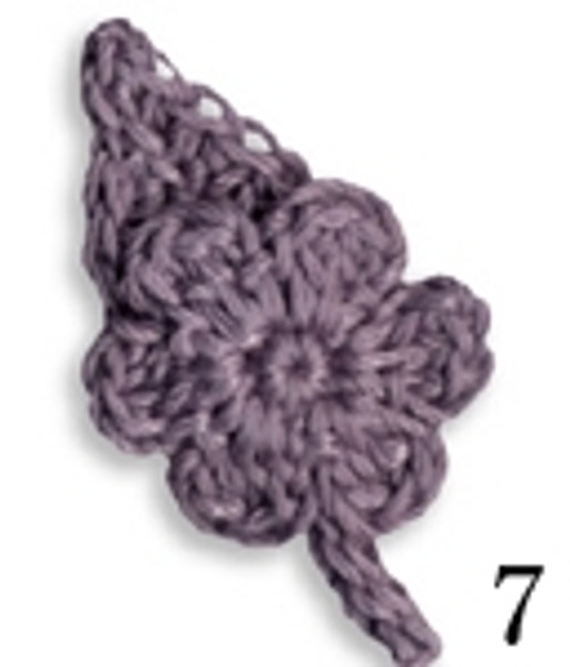 Crochet Thread Linen Nature Plum LN-7