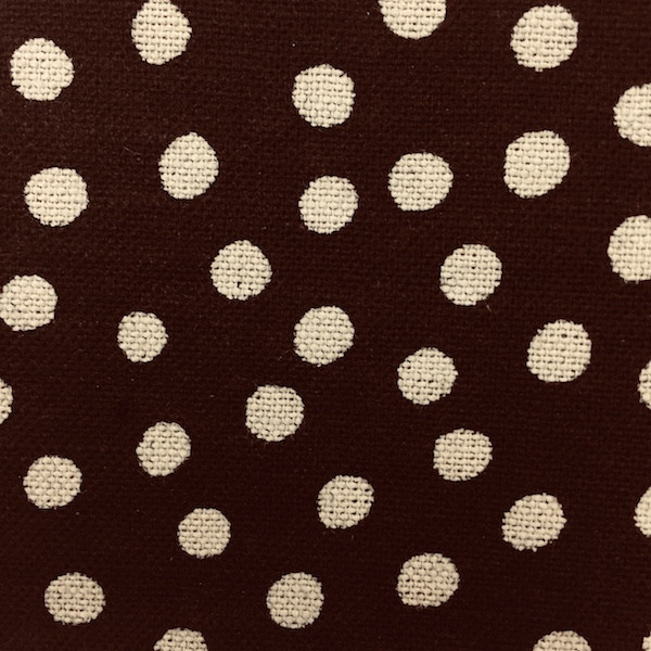 Takumi Printed Cotton Fabric Brown 13N-4D