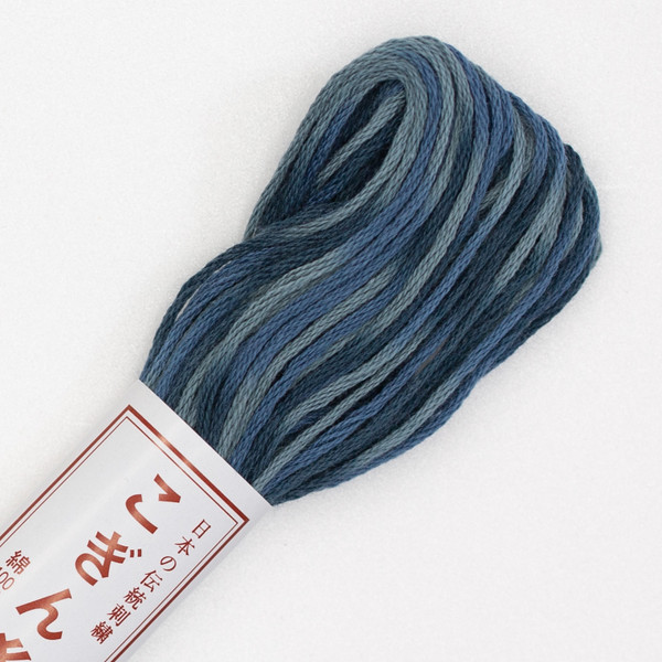 Variegated Kogin Thread 18mt Teal KT-31
