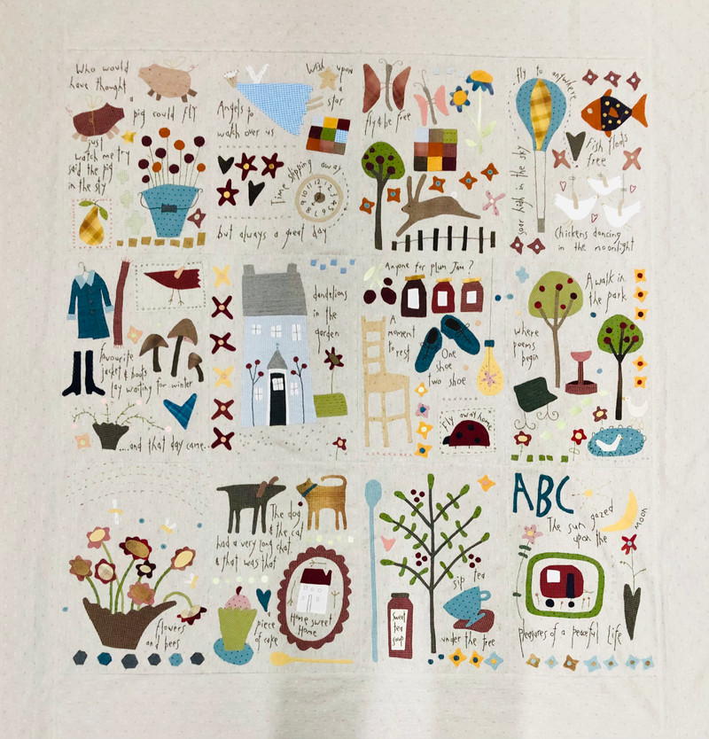 Dancing Chickens & Flying Pigs Quilt Kit Dancing Chickens & Flying Pigs Quilt Kit