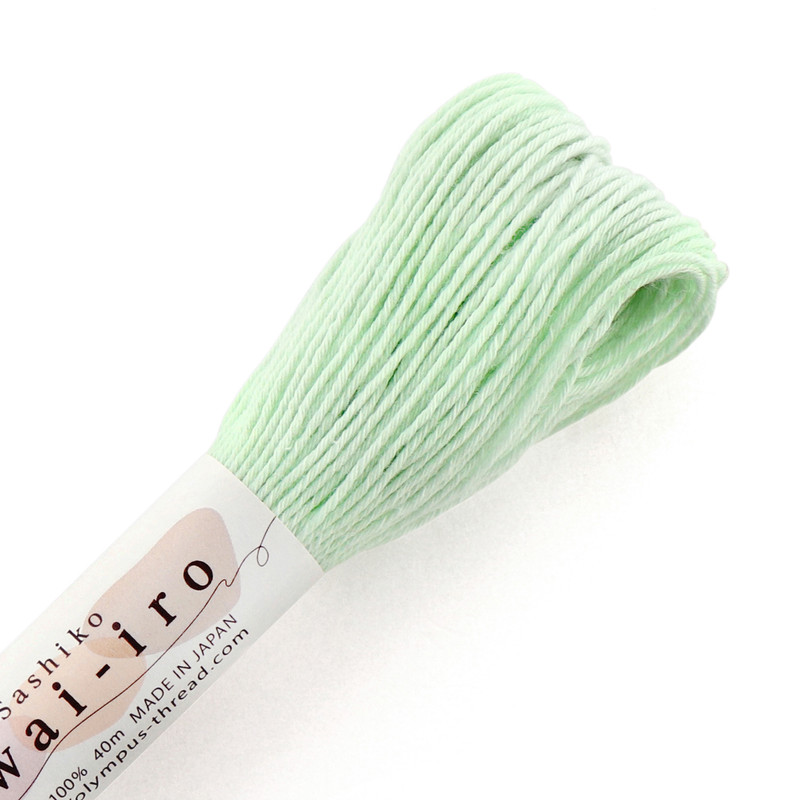 Sashiko Thread- Awai-iro Green-40mt- ST- A3