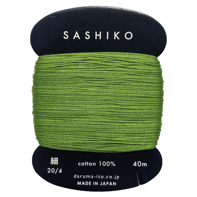 DST-227 Lime Green Daruma Sashiko Thread